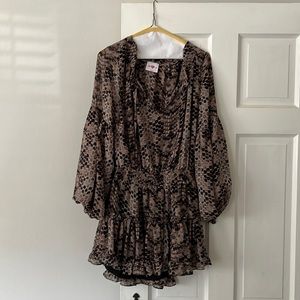 Buddy love animal print dress